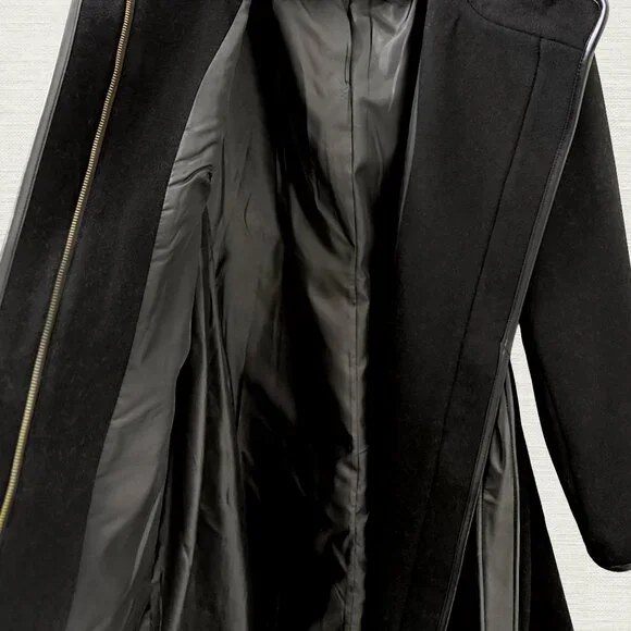 Nine West black wool blend coat - Picture 7 of 9